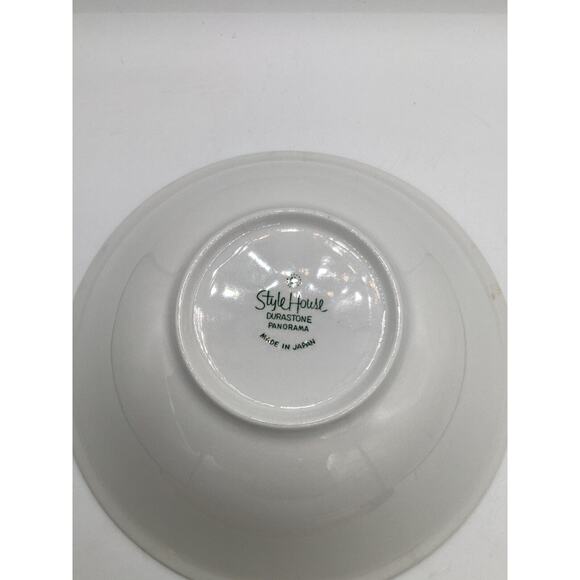 Style House Durastone Panorama Esperanto pattern 9' Bowl Vintage - Picture 5 of 5